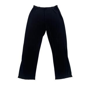 Chicos Travelers Black Slinky Stretch Pull On Pants Womens Size 2